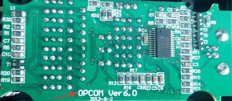 OP-COM ver 6 плата