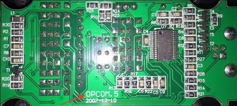 OP-COM ver 5 плата (вид 1)